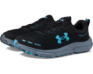(���) �A���_�[�A�[�}�[ �����Y �`���[�W�h �A�T�[�g 10 Under Armour men Charged Assert 10 Black/Black/Blue Surf