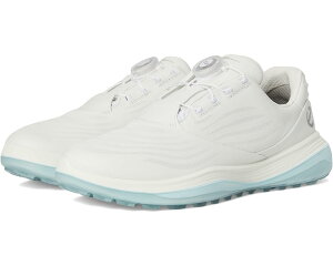 (���) �G�R�[ �S���t ���f�B�[�X LT1 �{�A �n�C�u���b�g �E�H�[�^�[�v���[�t ECCO Golf women LT1 BOA Hybrid Waterproof White