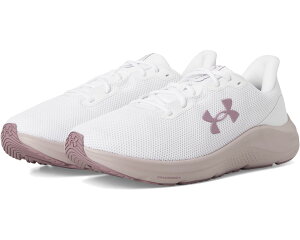 (���) �A���_�[�A�[�}�[ ���f�B�[�X �`���[�W�h �p�V���[�g 4 Under Armour women Charged Pursuit 4 White/White/Purple Prime