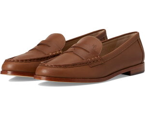 (���) ���[���� �����t���[���� ���f�B�[�X ���C�j�[ ���[�t�@�[�Y Lauren Ralph Lauren women Wynnie Loafers Deep Saddle Tan