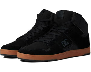 (���) DC �����Y �L���A �J�W���A�� �n�C-�g�b�v �X�P�[�g �V���[�Y �X�j�[�J�[ DC men Cure Casual High-Top Skate Shoes Sneakers Black/Gum 1