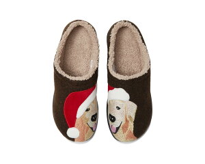 (���) �G���G���r�[�� ���f�B�[�X �f�C�u���C�N �X�J�t ���`�[�t 2 L.L.Bean women Daybreak Scuff Motif 2 Bean Boot Brown/Golden Retrieversantahat