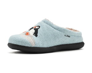 (���) �G���G���r�[�� ���f�B�[�X �f�C�u���C�N �X�J�t ���`�[�t 2 L.L.Bean women Daybreak Scuff Motif 2 Oyster Blue/Puffins