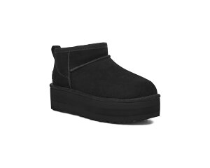 (���) �A�O ���f�B�[�X �N���V�b�N �E���g�� �~�j �v���b�g�t�H�[�� UGG women Classic Ultra Mini Platform Black