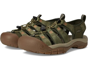(���) �L�[�� �����Y �j���[�|�[�g �G�C�`�c�[ KEEN men Newport H2 Winter Moss/Chevron