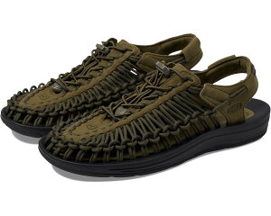 (���) �L�[�� �����Y ���j�[�N KEEN men Uneek Dark Olive/Black