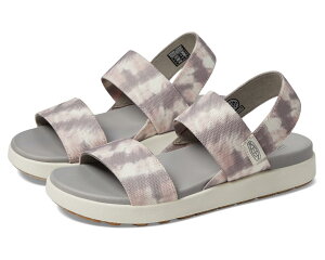 (���) �L�[�� ���f�B�[�X �G�� �o�b�N�X�g���b�v KEEN women Elle Backstrap Fawn Tie-Dye/Star White