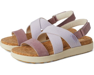 (���) �L�[�� ���f�B�[�X �G�� �N���X�N���X KEEN women Elle Crisscross Thistle/Toadstool