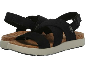 (���) �L�[�� ���f�B�[�X �G�� �N���X�N���X KEEN women Elle Crisscross Black/Birch