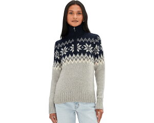 (���) �_�[���I�u�m���E�F�[ ���f�B�[�X �}�C�L���O �Z�[�^�[ Dale of Norway women Myking Sweater Light Charcoal/Off-White/Navy