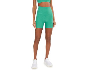 (���) �r�����h���K ���f�B�[�X �X�y�[�X�_�C �L�[�v �y�[�X �V���[�c Beyond Yoga women 5 Spacedye Keep Pace Shorts Bright Emerald Heather