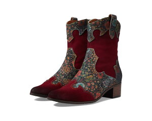 (���) ���f�B�[�X ���f�B ���b�N LArtiste by Spring Step women Lady Luck Bordeaux Multi Suede