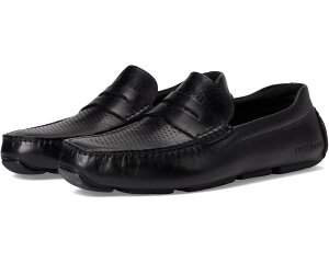 (���) �R�[���n�[�� �����Y �O�����h ���[�U�[ �y�j�[ �h���C�o Cole Haan men Grand Laser Penny Driver Black/Black