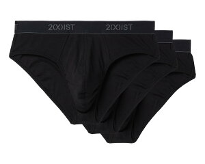 (���) 2XIST �����Y 3-�p�b�N �G�b�Z���V���� �R���c�A�[ �|�[�` �u���[�t 2(X)IST men 3-Pack ESSENTIAL Contour Pouch Brief Black New Logo