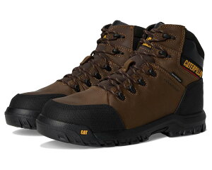 (���) �L���^�s���[ �����Y ���\�[�v�V���� �E�H�[�^�[�v���[�t �R���|�W�b�g �g�D Caterpillar men Resorption Waterproof Composite Toe Seal Brown Leather