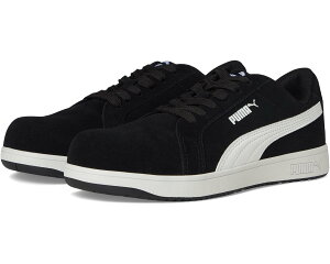 (���) �v�[�} �Z�[�t�e�B�[ �����Y �A�C�R�j�b�N �X�G�[�h ���E ASTM �G�[ PUMA Safety men Iconic Suede Low ASTM EH Black/White