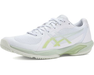 (���) �A�V�b�N�X ���f�B�[�X �\�����[�V���� �X�E�B�t�g FF 2 ASICS women Solution Swift FF 2 White/Lichen Rock