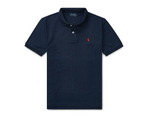 (���) �����t���[���� �L�b�Y �R�b�g�� ���b�V�� �|�� �V���c (�r�b�O �L�b�Y) Polo Ralph Lauren kids Cotton Mesh Polo Shirt (Big Kids) Refined Navy