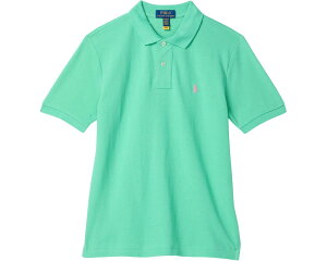 (���) �����t���[���� �L�b�Y �R�b�g�� ���b�V�� �|�� �V���c (�r�b�O �L�b�Y) Polo Ralph Lauren kids Cotton Mesh Polo Shirt (Big Kids) Sunset Green