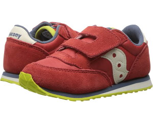 (���) �T�b�J�j�[ �L�b�Y �W���Y �t�b�N ���[�v �X�j�[�J�[ (�g�h���[/���g�� �L�b�h) Saucony kids Jazz Hook  Loop Sneaker (Toddler/Little Kid) Red/Blue/Lime