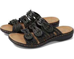 (���) �N���[�N�X ���f�B�[�X ���C�T �t�F�C Clarks women Leisa Faye Black Leather