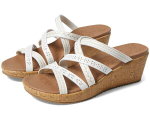 (���) �X�P�b�`���[�Y ���f�B�[�X �r�o���[ - �^�C�K�[ �|�b�Z SKECHERS women Beverlee - Tiger Posse White