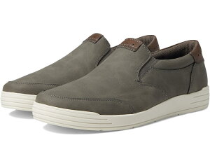 (���) �i�� �u�b�V�� �����Y �R�A �V�e�B �E�H�[�N ���b�N �g�D �X���b�|�� Nunn Bush men Kore City Walk Moc Toe Slip-On Charcoal
