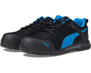 (���) �v�[�} �Z�[�t�e�B�[ �����Y ���r�e�B �j�b�g ���E ASTM �G�[ PUMA Safety men Levity Knit Low ASTM EH Black/Blue