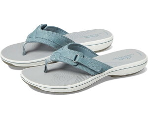 (���) �N���[�N�X ���f�B�[�X �u���[�Y �V�[ Clarks women Breeze Sea Blue Grey Synthetic
