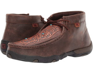 (���) �c�C�X�e�b�h X ���f�B�[�X WDM0081 Twisted X women WDM0081 Brown/Tooled Flowers