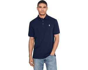 (���) �����t���[���� �����Y �N���V�b�N �t�B�b�g �X�g���b�` ���b�V�� �|�� �V���c Polo Ralph Lauren men Classic Fit Stretch Mesh Polo Shirt Refined Navy/Smoke