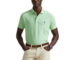 (���) �����t���[���� �����Y �N���V�b�N �t�B�b�g �X�g���b�` ���b�V�� �|�� �V���c Polo Ralph Lauren men Classic Fit Stretch Mesh Polo Shirt Pastel Mint