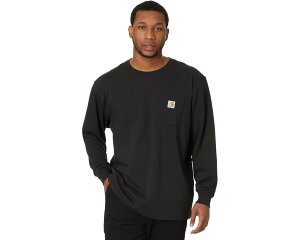 (���) �J�[�n�[�g �����Y ���[�N�E�F�A �|�P�b�g L/S �e�B�[ Carhartt men Workwear Pocket L/S Tee Black