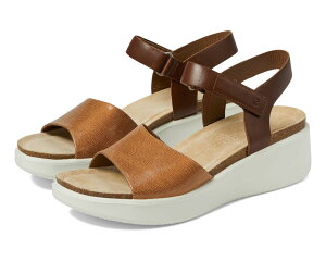 (���) �G�R�[ ���f�B�[�X �t���[�g �E�F�b�W �R���N �T���_�� ECCO women Flowt Wedge Cork Sandal Cashmere