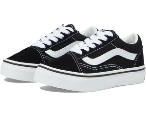 (���) �o���Y �L�b�Y �I�[���h �X�N�[�� (���g�� �L�b�h) Vans kids Old Skool (Little Kid) Black/True White
