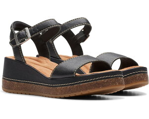 (���) �N���[�N�X ���f�B�[�X �J�b�T���_ �����[ Clarks women Kassanda Lily Black Leather