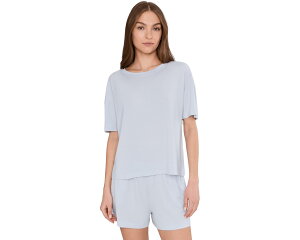 (���) �G�o�[�W�F�C ���f�B�[�X �W�[�� �G�u���f�C T-�V���c Eberjey women Gisele Everyday T-Shirt Ice Blue