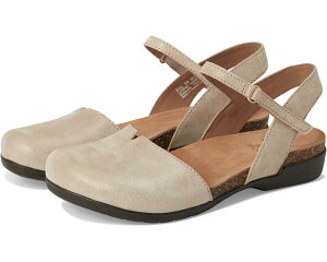 (���) �_���X�R ���f�B�[�X ���[���� Dansko women Rowan Beige Sparkle Suede