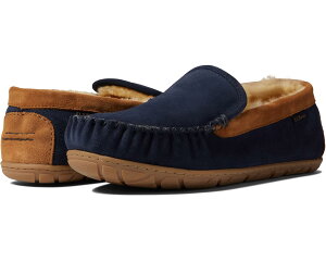 (���) �G���G���r�[�� �����Y �E�B�b�N�h �O�b�h �X���b�p ���F�j�[�V���� L.L.Bean men Wicked Good Slipper Venetian Carbon Navy/Saddle