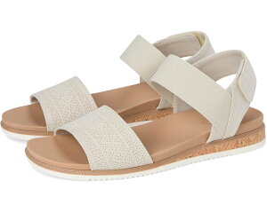 (���) �{�u�X �X�P�b�`���[�Y ���f�B�[�X �f�U�[�g �L�X ���E - �g�b�v ���b�N BOBS from SKECHERS women Desert Kiss Low - Top Look Off White