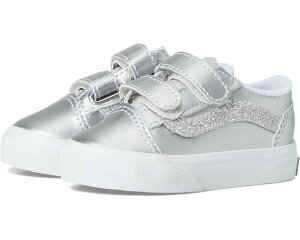 (���) �o���Y �L�b�Y �I�[���h �X�N�[�� V (�C���t�@���g/�g�h���[) Vans kids Old Skool V (Infant/Toddler) Dazzled Lunar Rock
