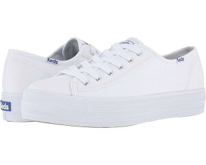 (���) �P�b�Y ���f�B�[�X �g���v�� �L�b�N �L�����o�X Keds women Triple Kick Canvas White