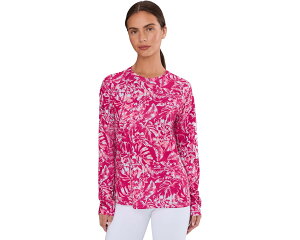 (���) �R�����r�A ���f�B�[�X �X�[�p�[ �^�C�_�� �e�B�[ �����O �X���[�u �V���c Columbia women Super Tidal Tee Long Sleeve Shirt Guava Pink/Vacay Blooms