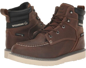 (���) �E�����@���� �����Y �g���[�h �E�F�b�W �E�H�[�^�[�v���[�t Wolverine men Trade Wedge Waterproof 6 Sudan Brown
