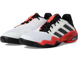 (���) �A�f�B�_�X �����Y �o���P�[�h 13 �e�j�X �V���[�Y adidas men Barricade 13 Tennis Shoes White/Black/Lucid Red