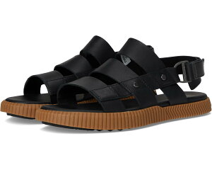 (���) �\���� ���f�B�[�X �I�i �X�����O�o�b�N �t���b�c �T���_�� SOREL women Ona Ave Slingback Flat Sandals Black/Gum