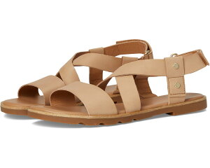 (���) �\���� ���f�B�[�X �G�� 3 �N���X�N���X �T���_�� SOREL women Ella III Crisscross Sandals Honest Beige/Gum