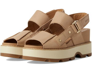 (���) �\���� ���f�B�[�X �W���A�j�[ Iv �T���_�� �E�F�b�W SOREL women Joanie Iv Sandals Wedge Honest Beige/Gum