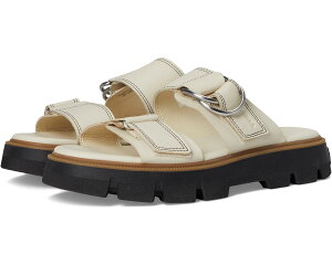 (���) �\���� ���f�B�[�X ���C�� �X���C�h �T���_�� SOREL women Rein CB Slide Sandals Chalk/Black