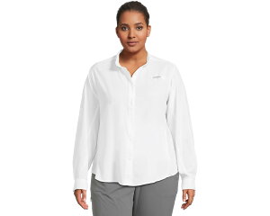 (���) �R�����r�A ���f�B�[�X �^�~�A�~ �� �����O �X���[�u �V���c Columbia women Tamiami Ii Long Sleeve Shirt White 1